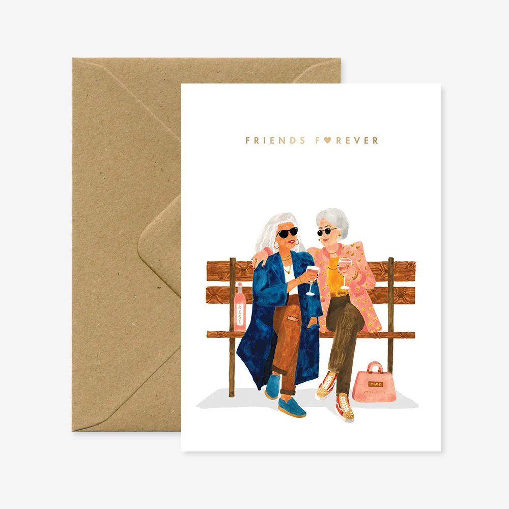 Friends forever - Love & friendship Audio Greeting card